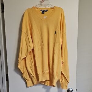 Vintage Nautica Yellow Cotton Sweater